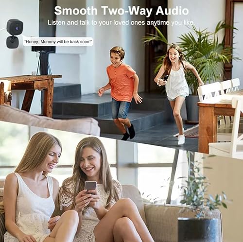 Miniatura 4 de VicoHome CK1 - Cámara de seguridad para interiores, monitor WiFi de 2K para mascotas y bebés con detección de movimiento AI, audio bidireccional,