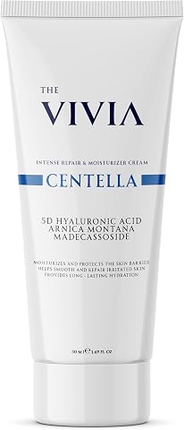 The Vivia Yoğun Bakım ve Nemlendirici Bariyer Destekleyici Cica Krem Madecassoside, Hyaluronik Asit 50 ml