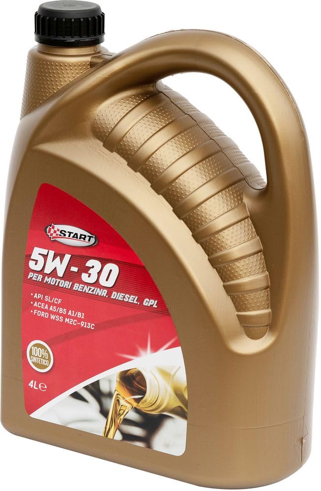 START - Aceite SintDrive Plus 5W30, Lubricante Sintético para Motores Diésel, Capacidad 4L, Adecuado para Monopatines, Composición Principal Metal, Tamaño 10x10x10 cm