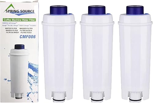 Filtro de repuesto para máquina de café para filtro DeLonghi DLSC002 DLS C002, cartuchos de filtro de agua, ablandador de carbón activado, De'Longhi
