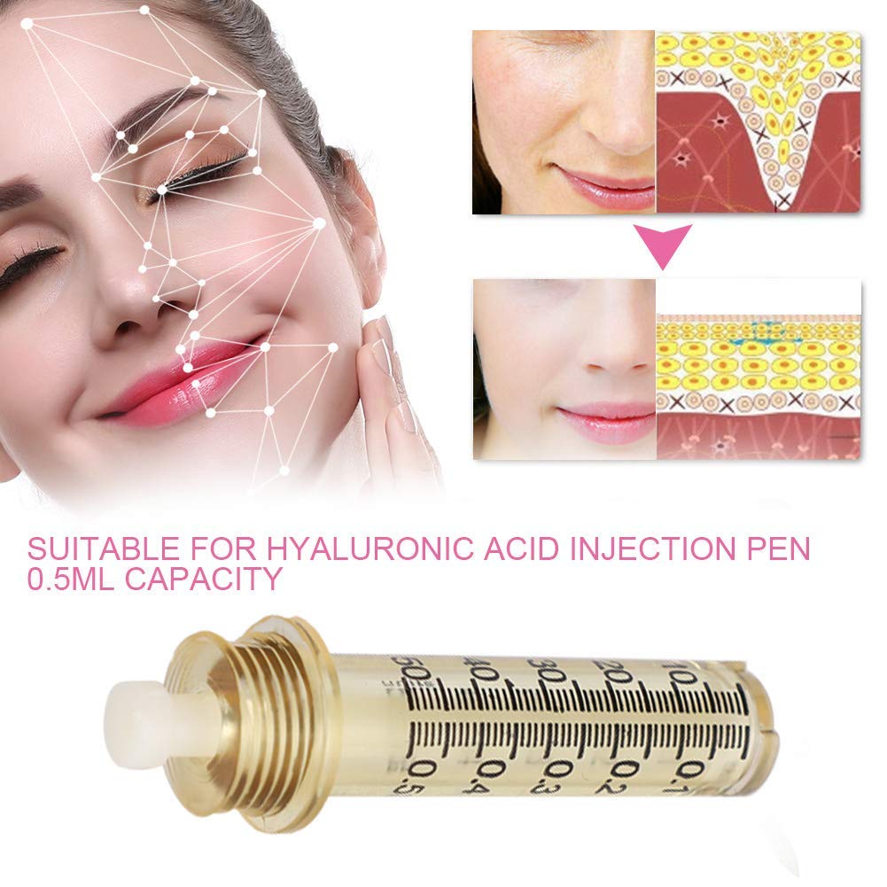 Ampullenkopf 10 Stück 0,5 ml Ampullenkopf Spritzennadel Hyaluronsäure-Injektionsstift-Zubehör