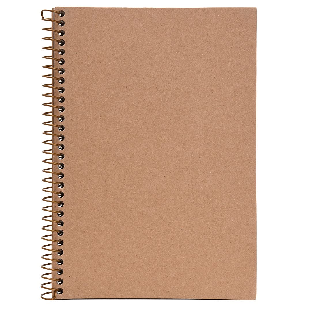 Mintra Notizbücher, 100 % recycelt, Junior (16,5 x 24,1 cm), solides Set