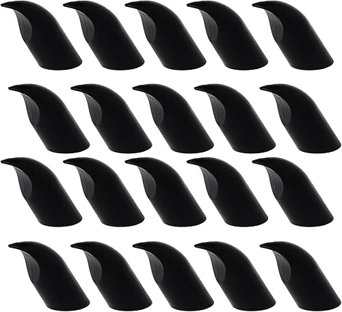 Paquete de 20 garras de excavación de jardín para guantes de jardinería de repuesto universales desmontables para plantar, desmalezar, excavar