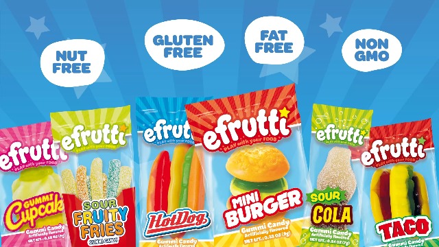 Amazon.com : efrutti Mini Cupcakes, Fruity Gummy Candy