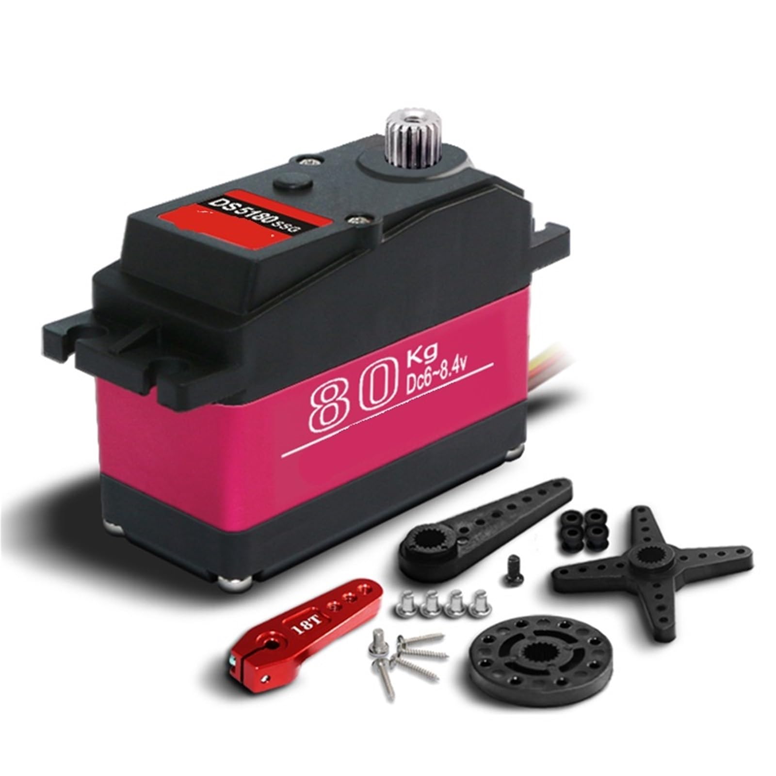 Servomoteur numérique DS5180 80Kg couple élevé type SAVOX-0236 pour robotique