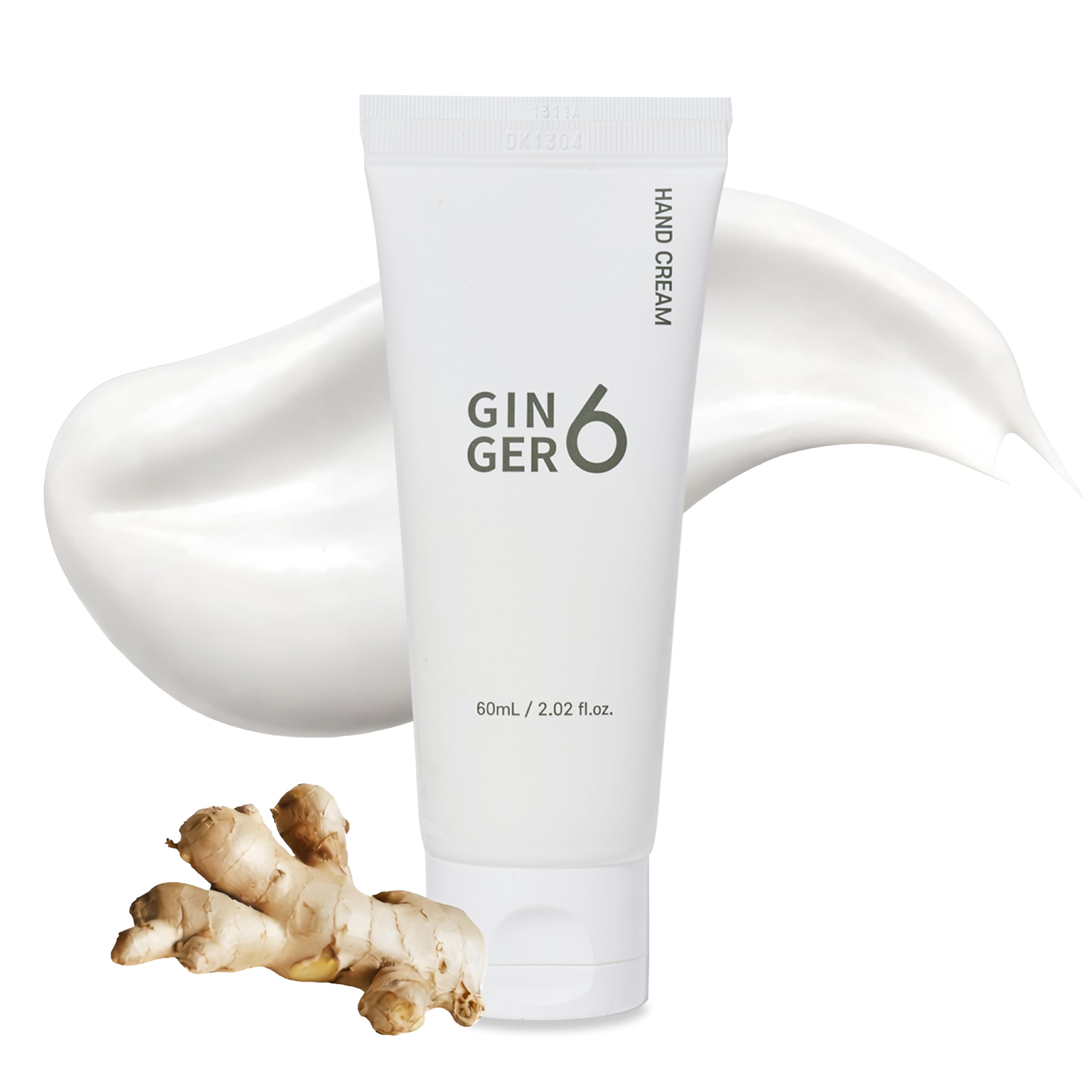 Hand Cream 60ml | 67.6% Ginger Extract Water | Shea Butter & 8 Natural Oils | 8 Hyaluronic Acids Moisturizing | Peptide & Mineral Complex | EWG Green Grade | Green Forest Scent Hydrating Care-image-24