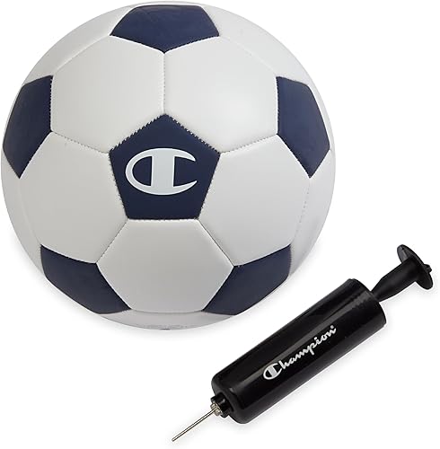 Champion Balón de fútbol para jóvenes y adultos, diseño con paneles, control mejorado, cubierta duradera y vejiga de butilo, para entrenamiento en