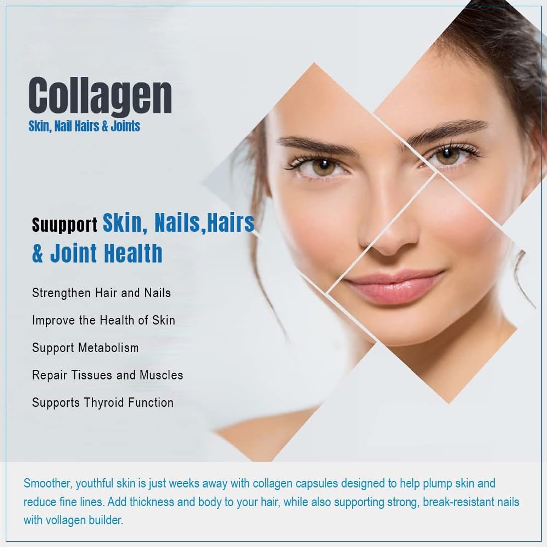 ANC Collagen Complex Formulas Type 2 (For Skin & Joint support (75 Tablets) — Amazon image 2