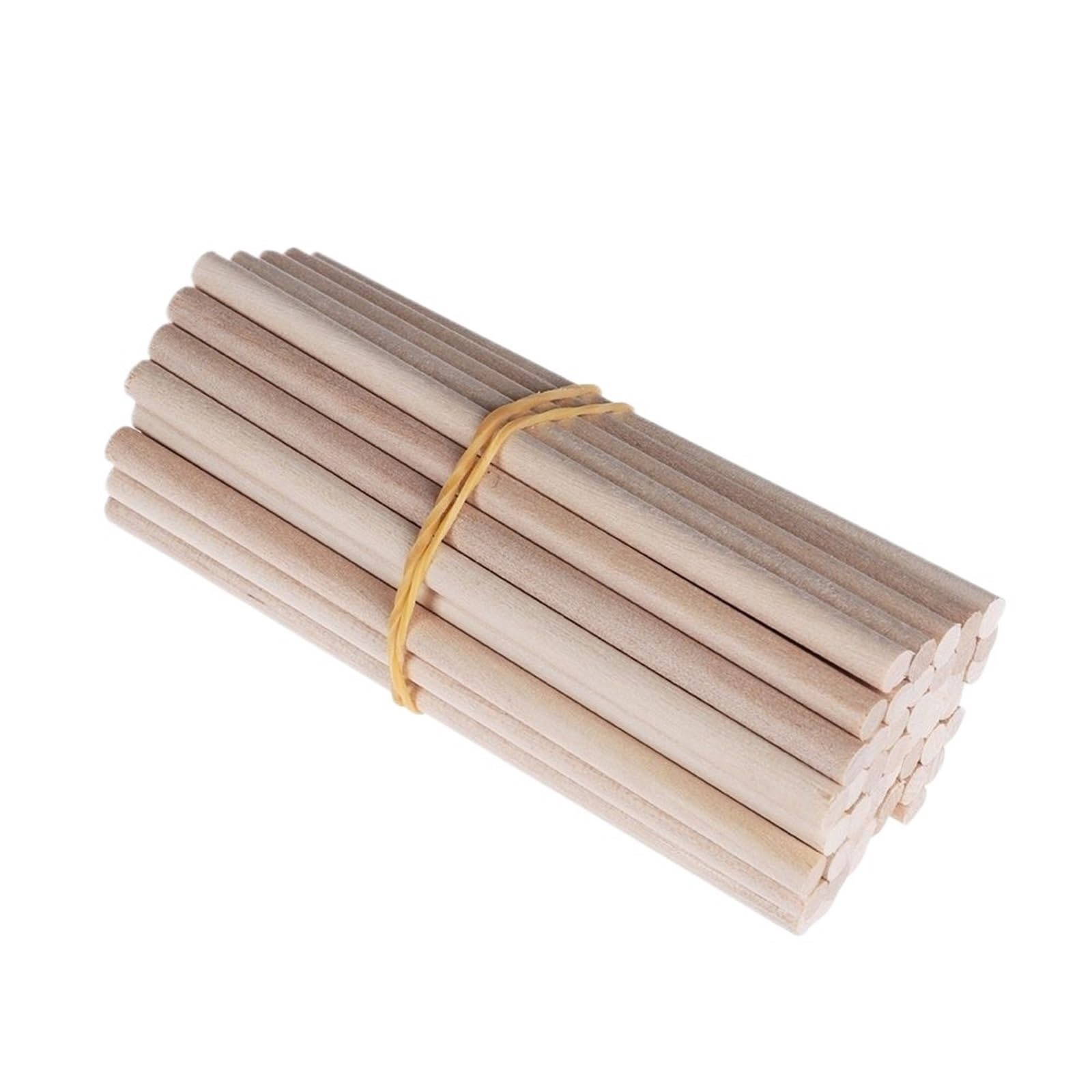 VHJdtE Handcrafted wooden sticks, 100 Pcs Pine Round Wooden Rods Sticks Dowel for DIY Crafts Building Model Woodworking(6x300mm)