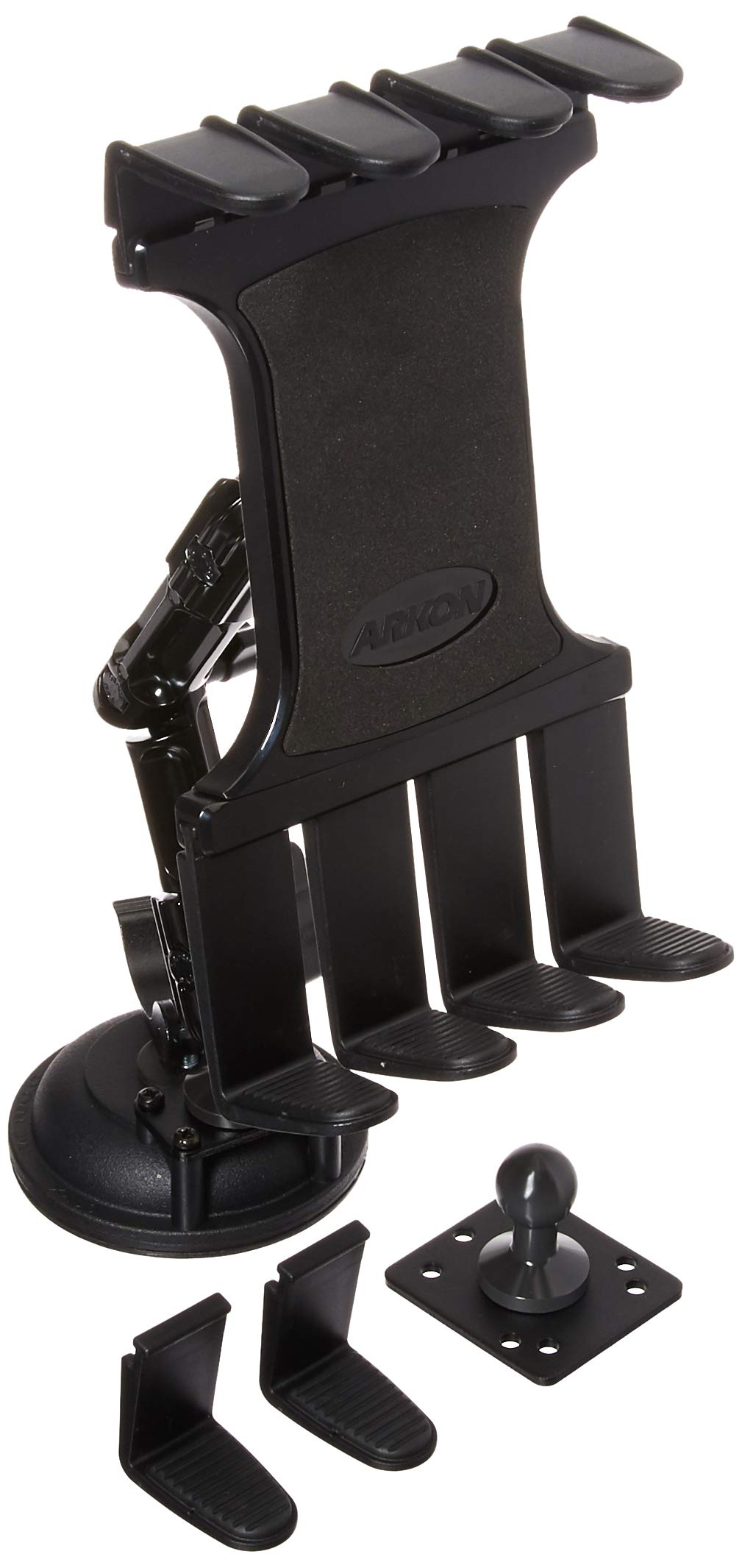 ARKONTAB1HD680 Heavy Duty Multi-Angle Tablet Suction Mount with 8" Arm for iPad Air iPad Pro iPad Retail, Black