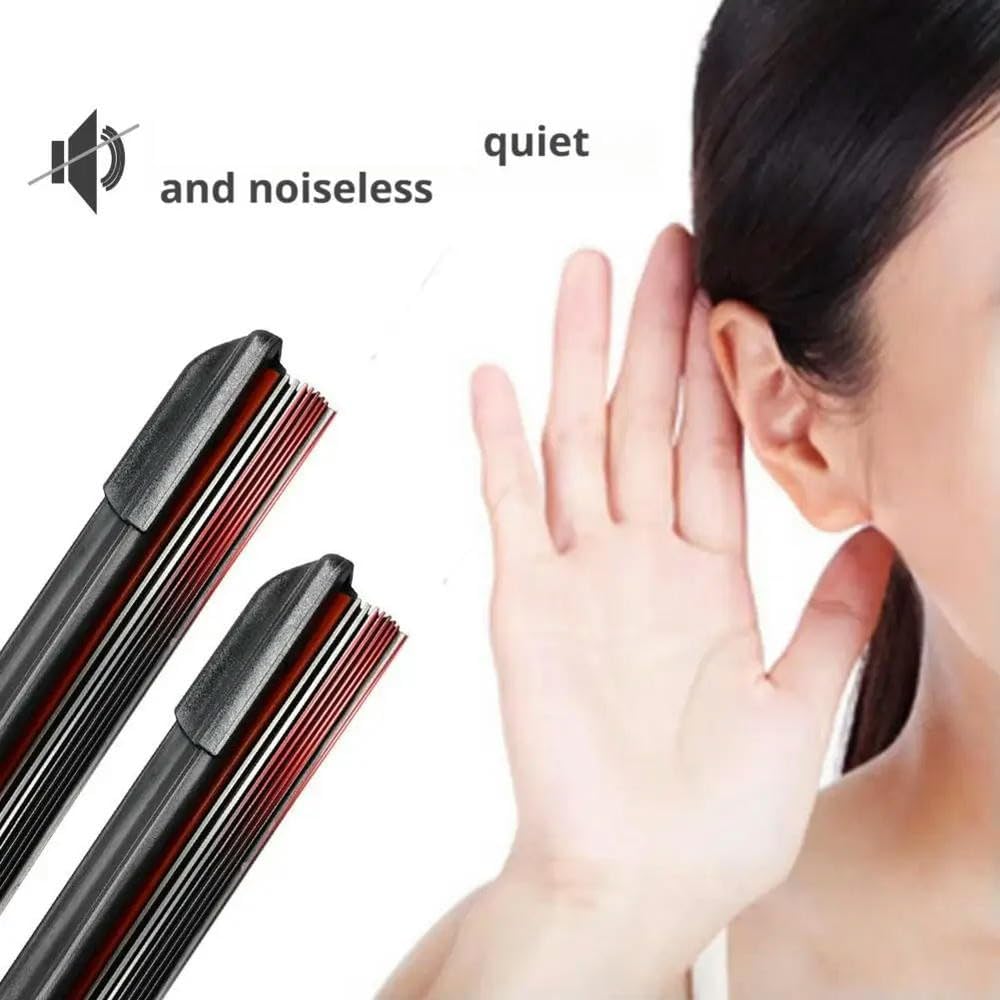 Car Windshield Oil Film Brush 11-Layer Rubber Resists Wear Car Windshield Wiper Universal Wiper Universal Adapter