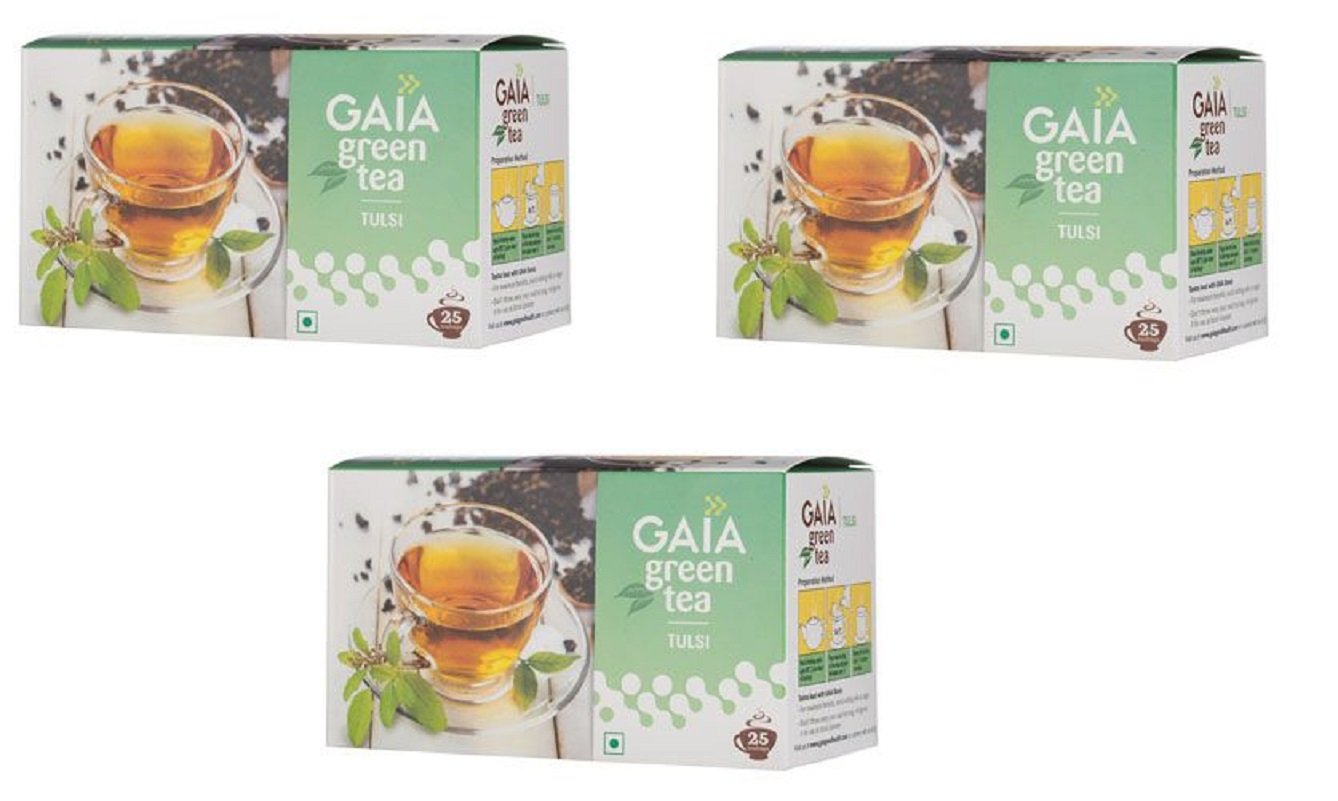 Gaia Green Tea Honey & Lime 25 tea bags (Pack of 3) — Amazon image 14