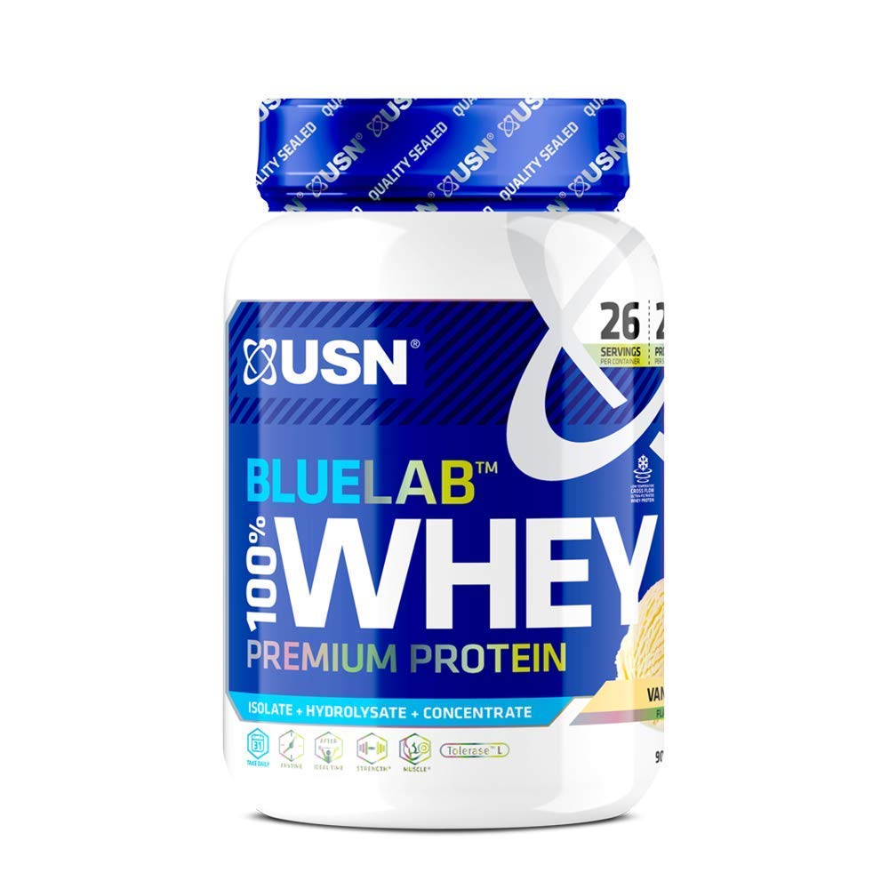 Buy USN Blue Lab Whey Protein Powder Vanilla Whey Protein 908g