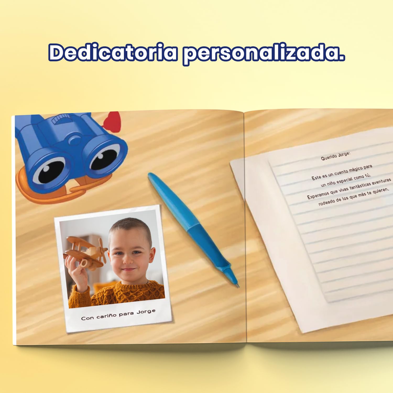 Libro Personalizable de Toy Story para niños | Cuento con Avatar, Nombre, Foto y dedicatoria | Fomenta Amistad, Humor y valores Familiares