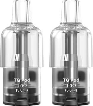 Aspire TG Cartridge Pack of 2 3 ml 0.8 & 1.0 Ohm 1.0 Ohm