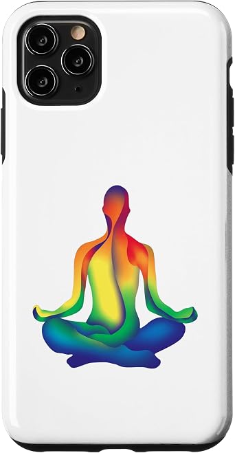 Energy Flow Lotus Pose Meditation Case for iPhone 11 Pro Max