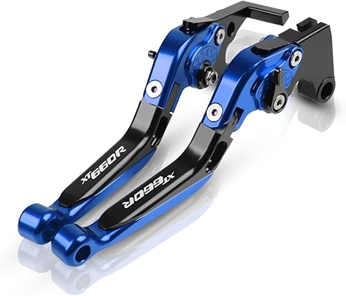 FLEAGE Motorbike Drum Brakes Motorcycle Handle Levers Brake Clutch Lever for Yamaha XT660R XT660 R 2004-2016 Reservoir Levers (Color K)