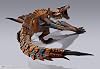 TAMASHII NATIONS S.H. MonsterArts Monster Hunter Rise Tigrex, Approximately 11.8 inches 300 mm, PVC & ABS Pre-painted Action Figure