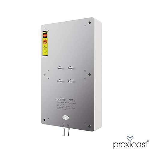 Miniatura 2 de Proxicast Antena de panel direccional para exteriores con polarización cruzada 4G / LTE / 5G (MIMO) 7-10 dBi de alta ganancia (ANT-129-001)