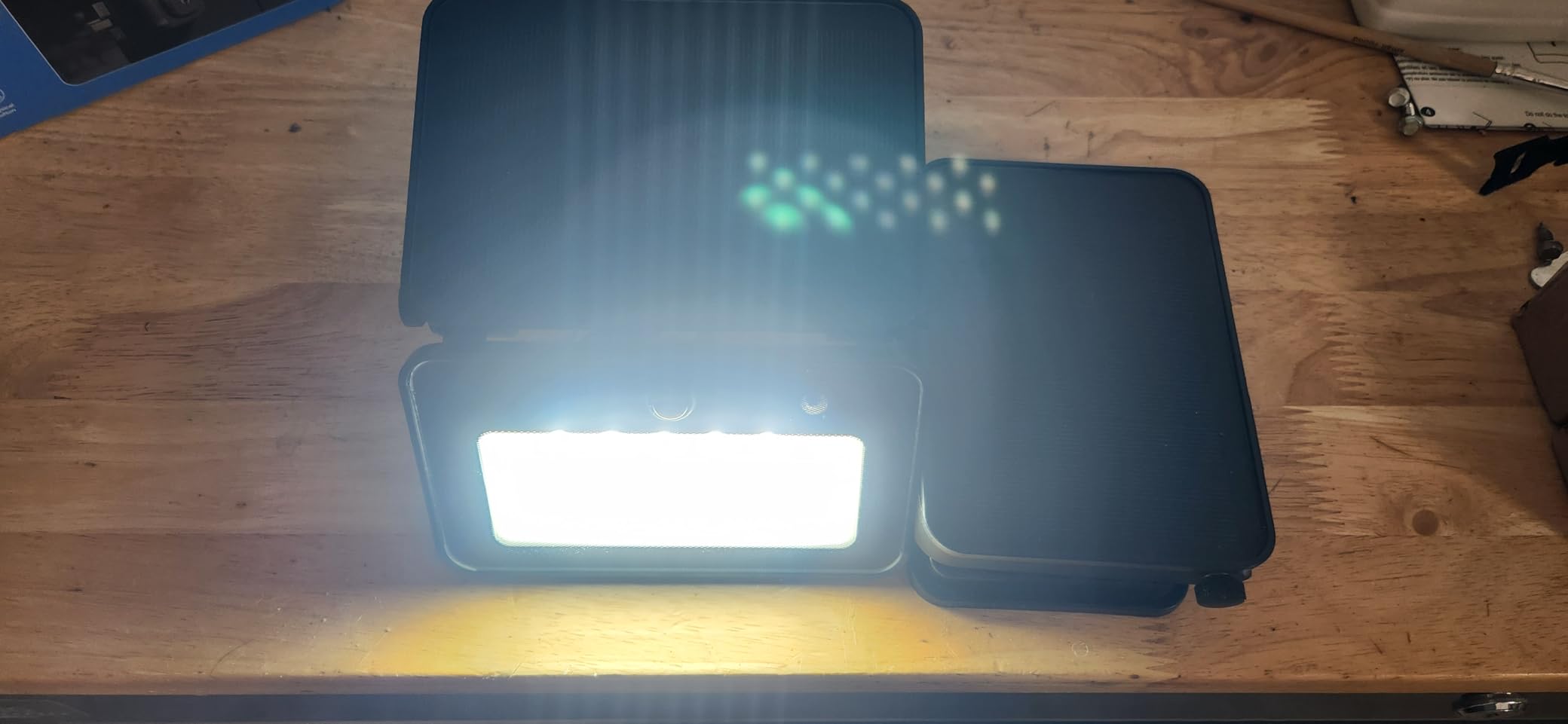 2 Pack Outdoor LED Solar Security Lights with PIR Motion Sensor 3CCT Flood Lamp