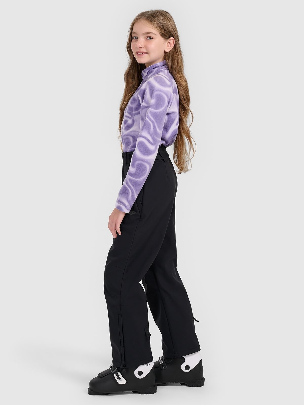 4F Spodnie narciarskie softshell membrana 5000 chłopięce