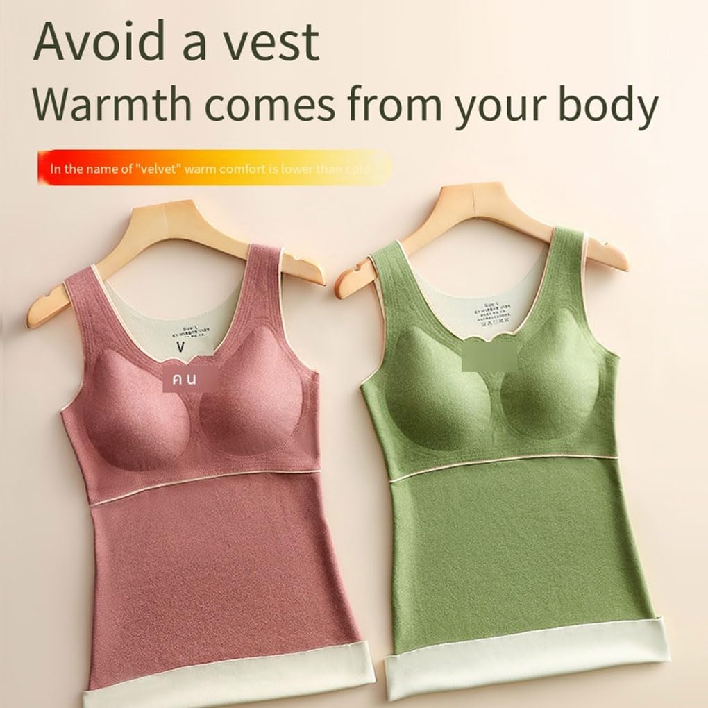 Sous-vêtements thermiques épais à haute élasticité pour femme, décontracté, amincissant, fibre acrylique, gilet basique pour la maison, noir, taille L