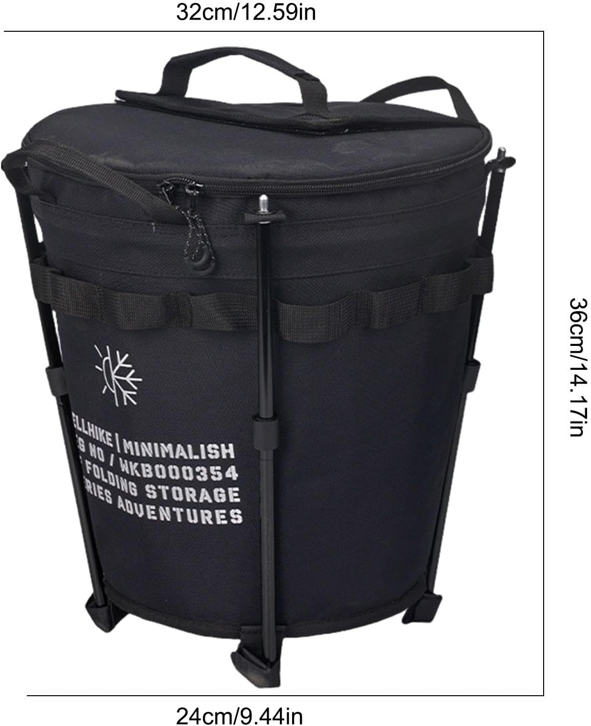 キャンプ用アイスバケット | 断熱アイスバケット | 20リットル アイスクーラー | ラウンドドリンクバケツ 防水クーラー パーテ