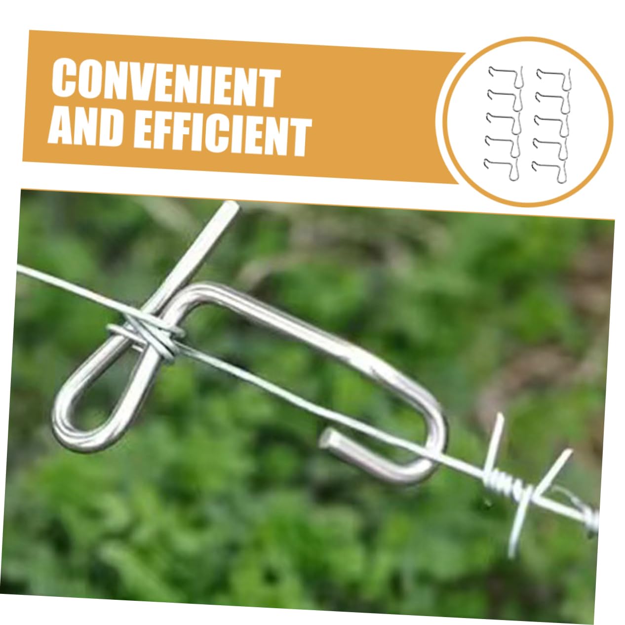 Kisangel 30piezas Tensor De Alambre para Cercas Ajustador De Alambre De Inoxidable Herramienta De Tensión para Vallas Metálicas Compacto y Ligero para Mantenimiento De Jardines y Granjas