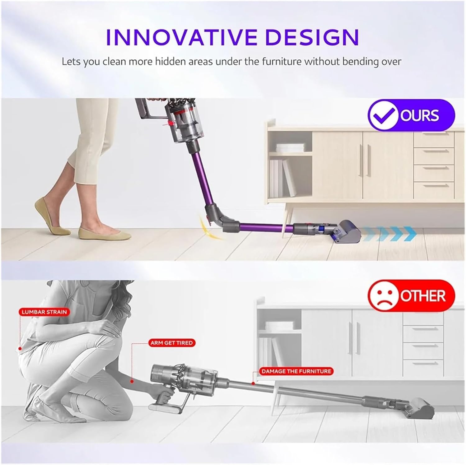 Foldable Extension Wand,Compatible for Dyson, Cordless Vacuum Accessories, Quick Release Wand Replacement V7 V8 V10 V11 V15