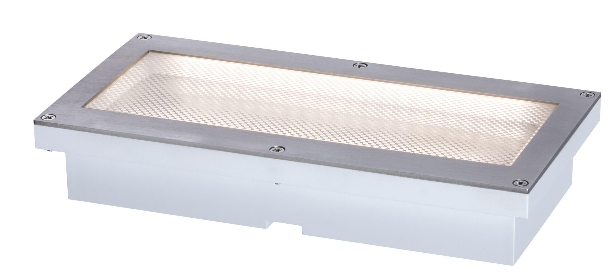 Paulmann 94239 Solar Bodeneinbauleuchte Aron LED Außenleuchte eckig incl. 1x1,5 Watt Schwarz Edelstahl, Kunststoff 3000 K Warmweiß