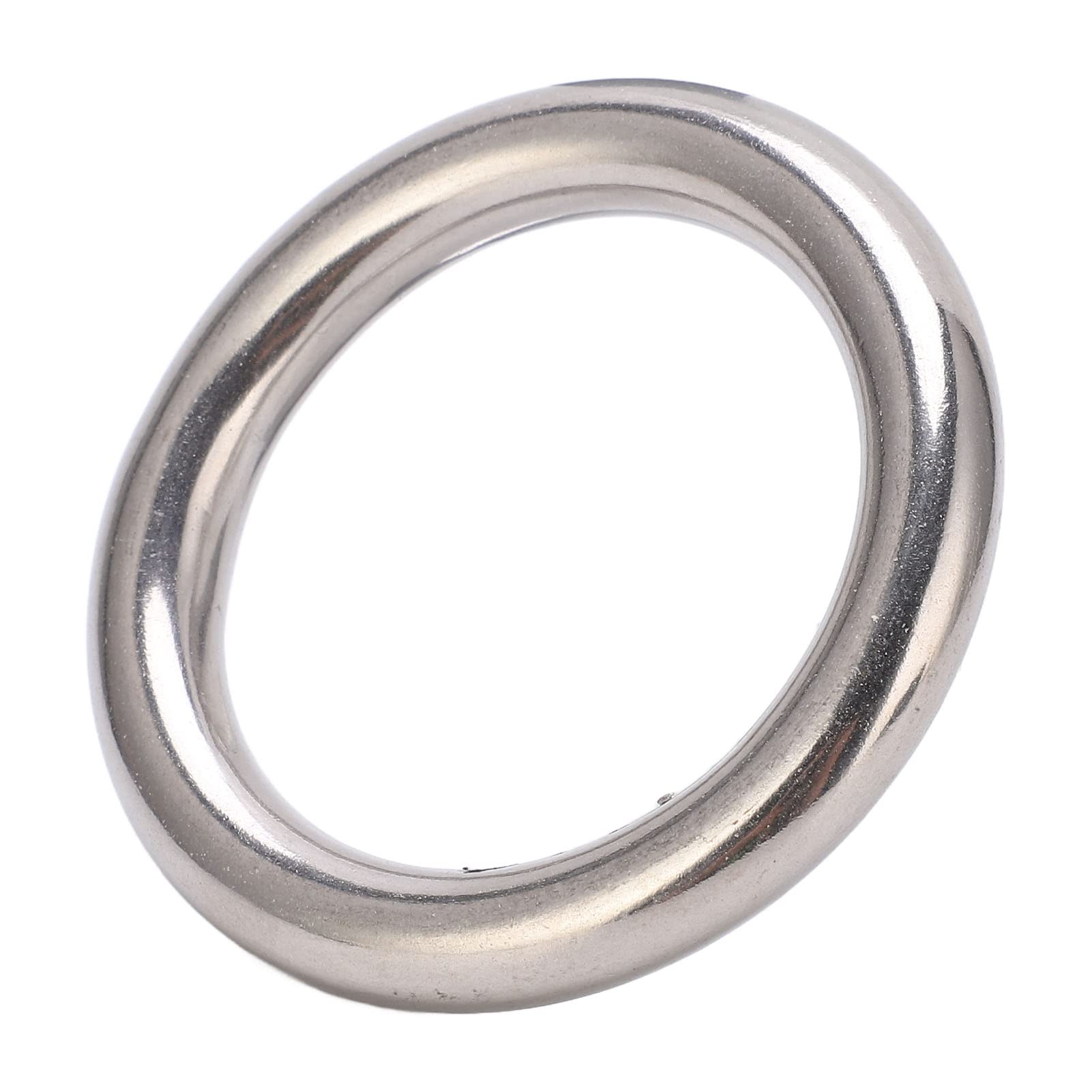 Anneaux Métalliques à Haute Résistance en Acier Inoxydable pour la Plongée, Petits Anneaux en Inox (10pcs, 50mm)