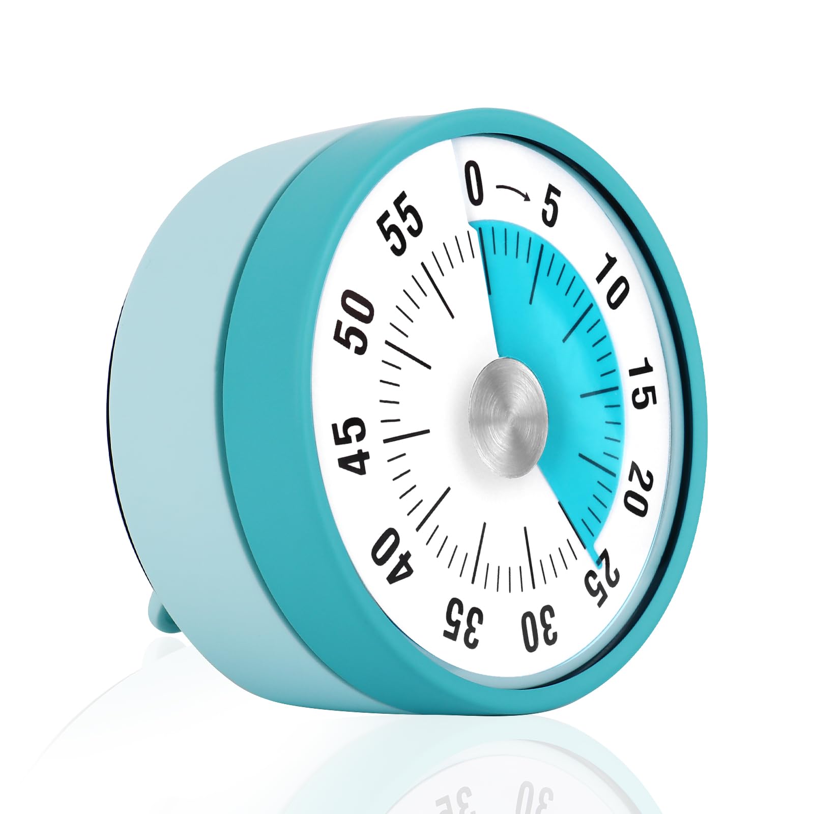 Timer Visivo Da 60 Minuti Con Supporto Magnetico E Pieghevole - Ideale Per Cucina, Studio, Lavoro E Gestione Del Tempo Per Bambini E Adulti - Foto 9