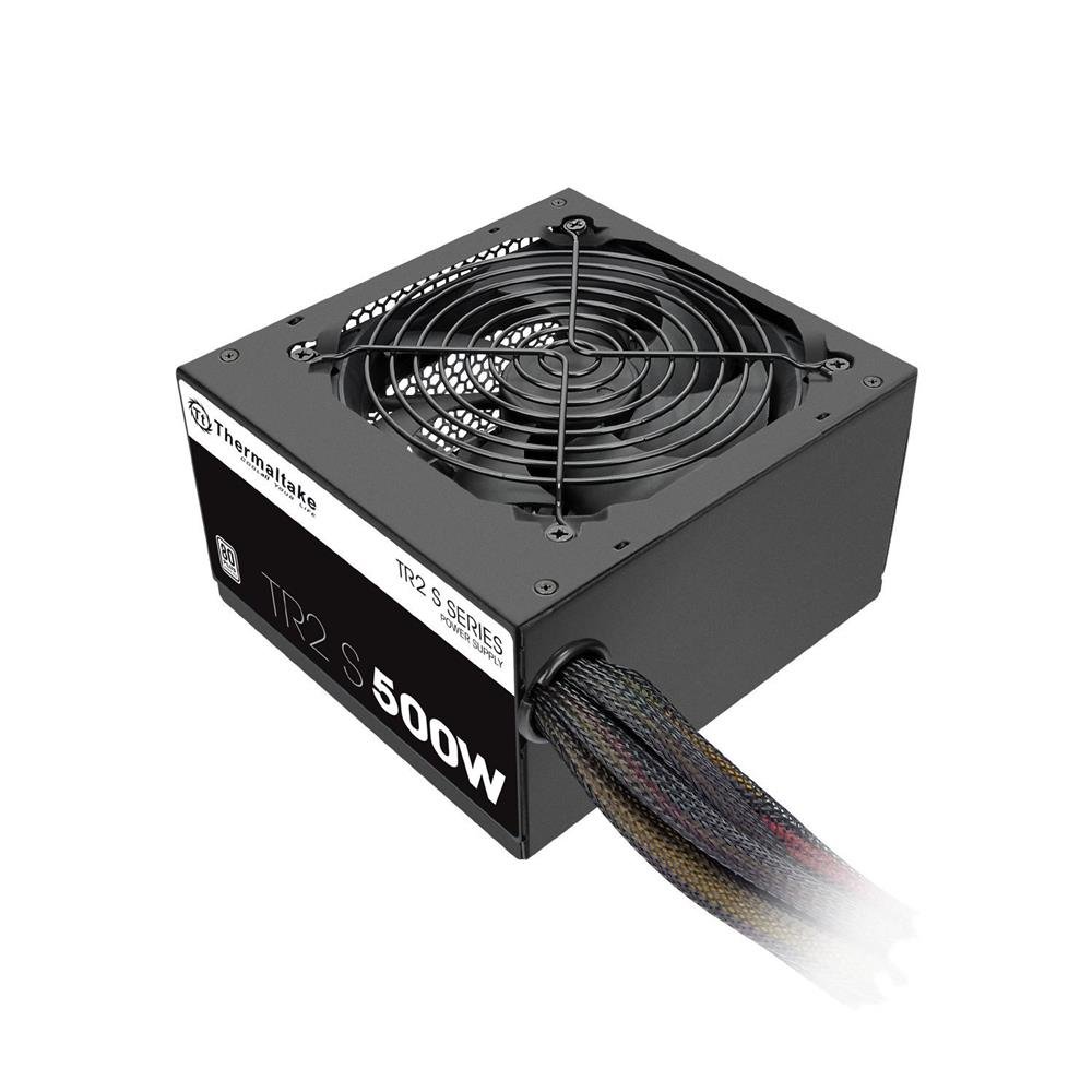 Thermaltake TR2 S 500W | PC-ATX-Netzteil | 80-Plus | leiser 120 Lüfter | EU zertifiziert | schwarz