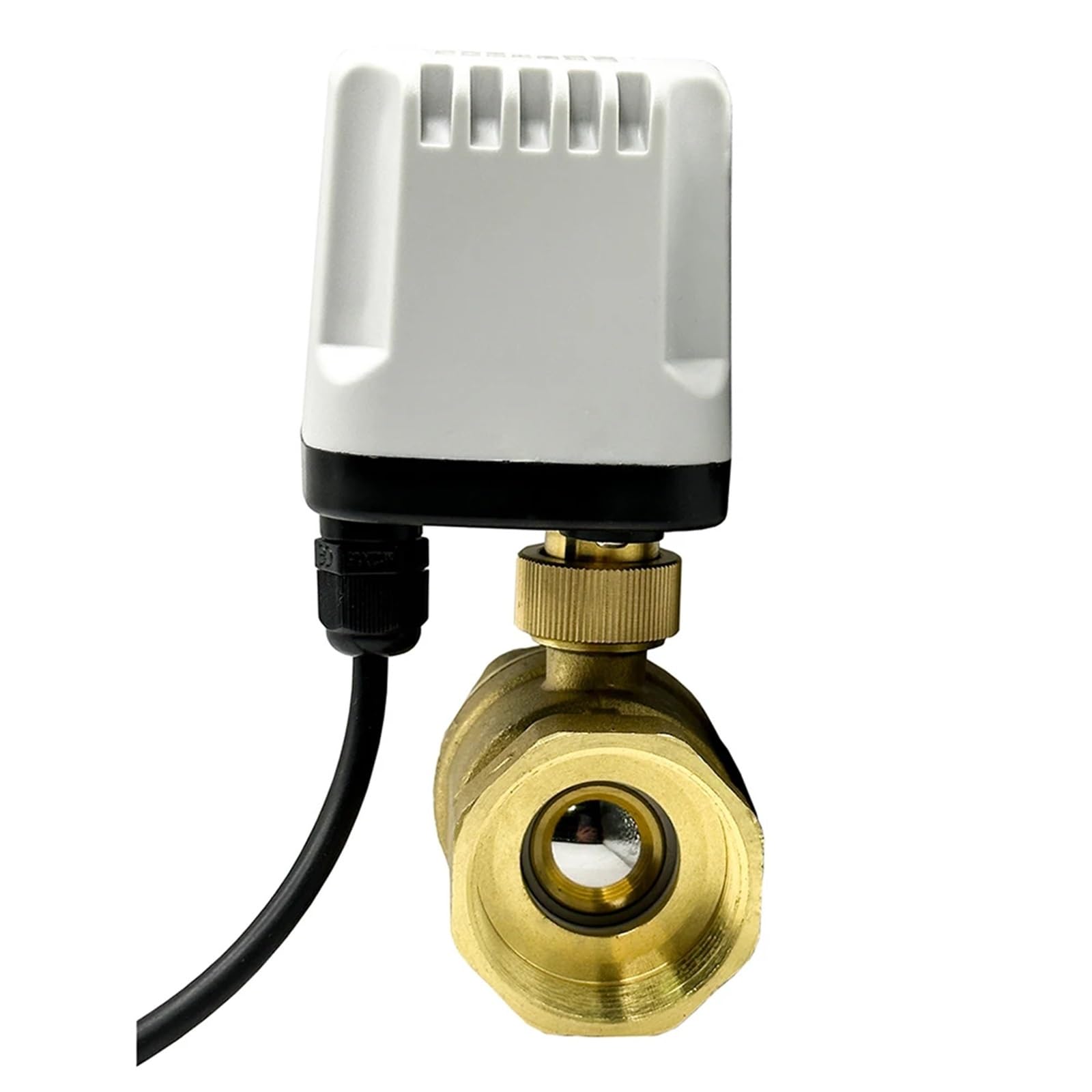 DN15 1/5.1 cm 3/10.2 cm 2.5 cm 1-1/5.1 cm 5.1 cm IP65 Válvula de bola motorizada impermeable 220V 12V 24V Latón Motor de metal de par grande (24VDC-CR04)