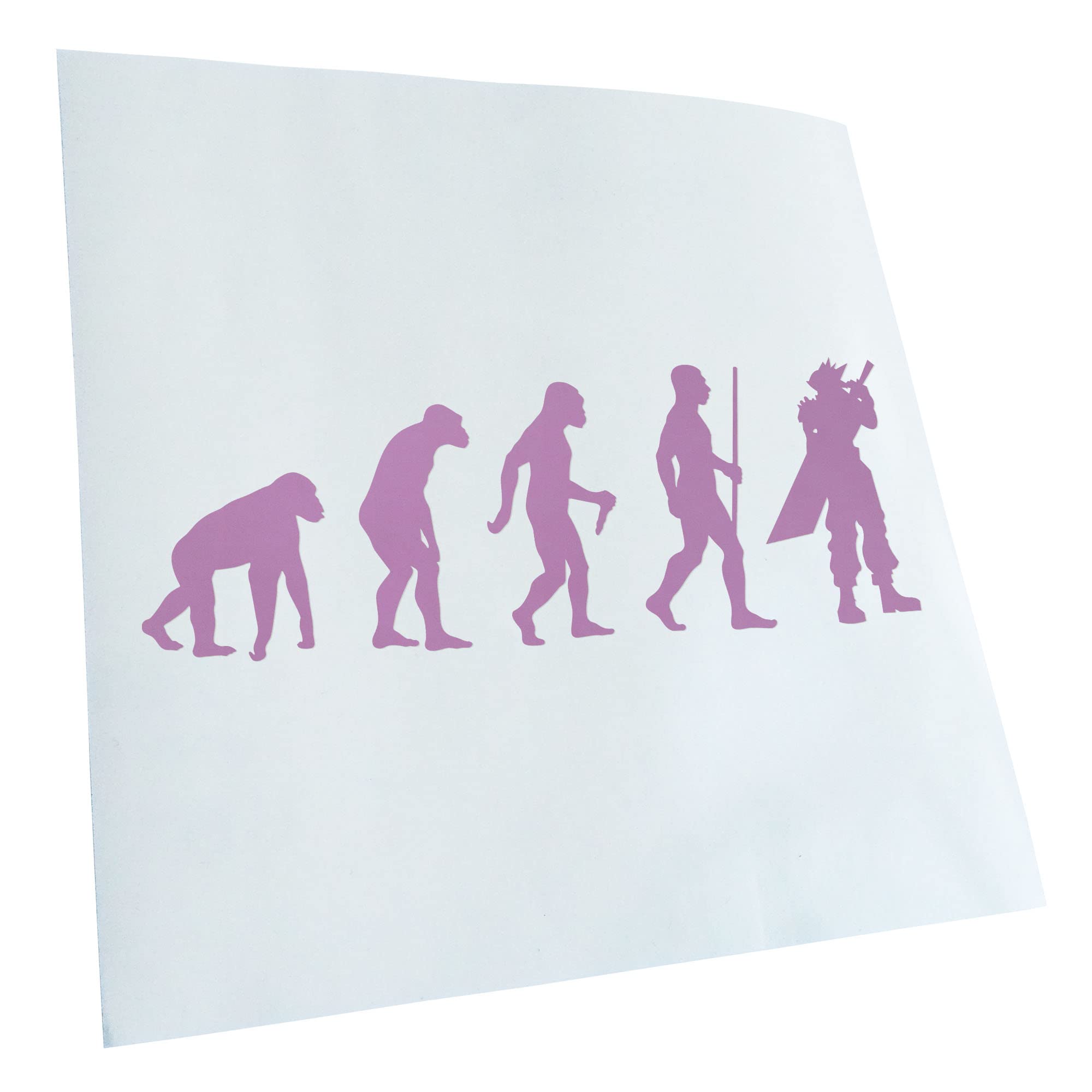 Kiwistar - Car Sticker - RPG Hero Fantasy Evolution - lilac - Decals for Tuning, Vehicle, Truck, Bicyle, SUV, Laptop