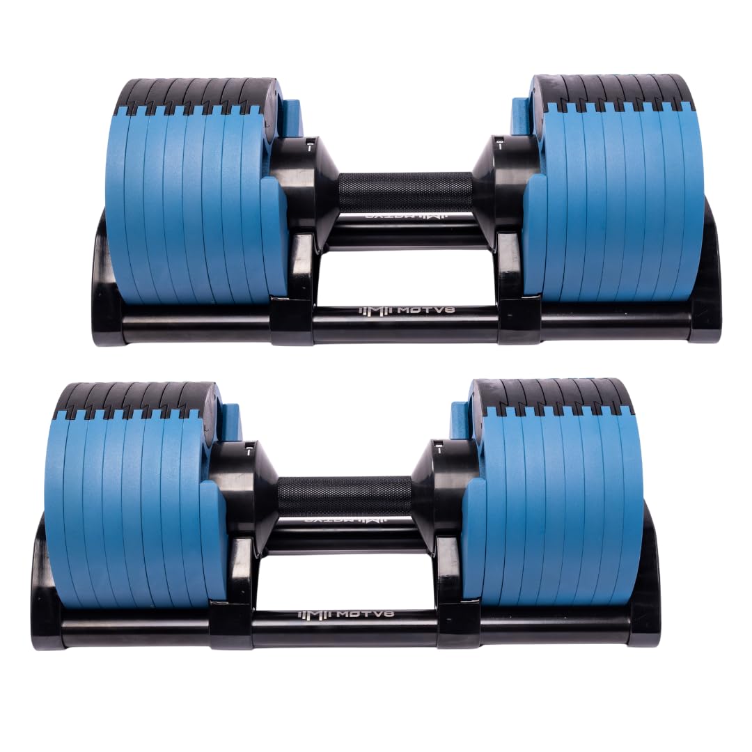 580 Adjustable Dumbbells - 580s, 5lbs - 80lbs Adjustable Free Weight Style Dumbbells for Men and Women - Strength Training and Fitness