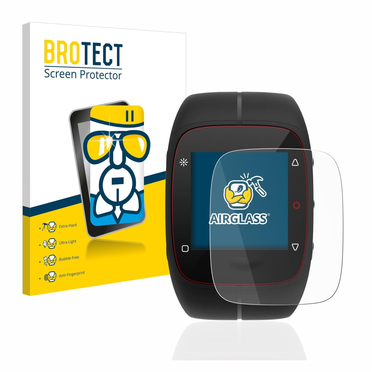 BROTECT Film Protecteur Verre 9H Pour Polar Grit X2 Pro (3 Pièces) [Anti- Rayures, Transparent] - Appareil Photo