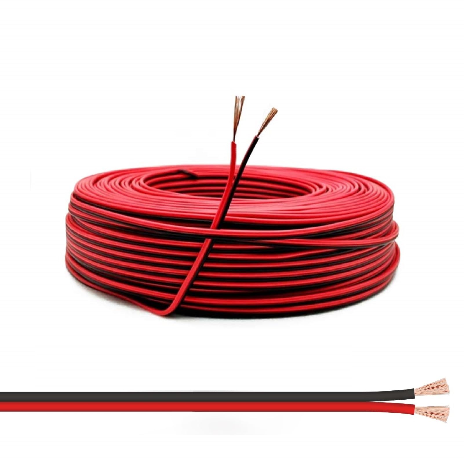 Câble électrique 22AWG 10m - Rouge Et Noir - Pour Ruban LED, Bandeau Lumineux - Cuivre étamé