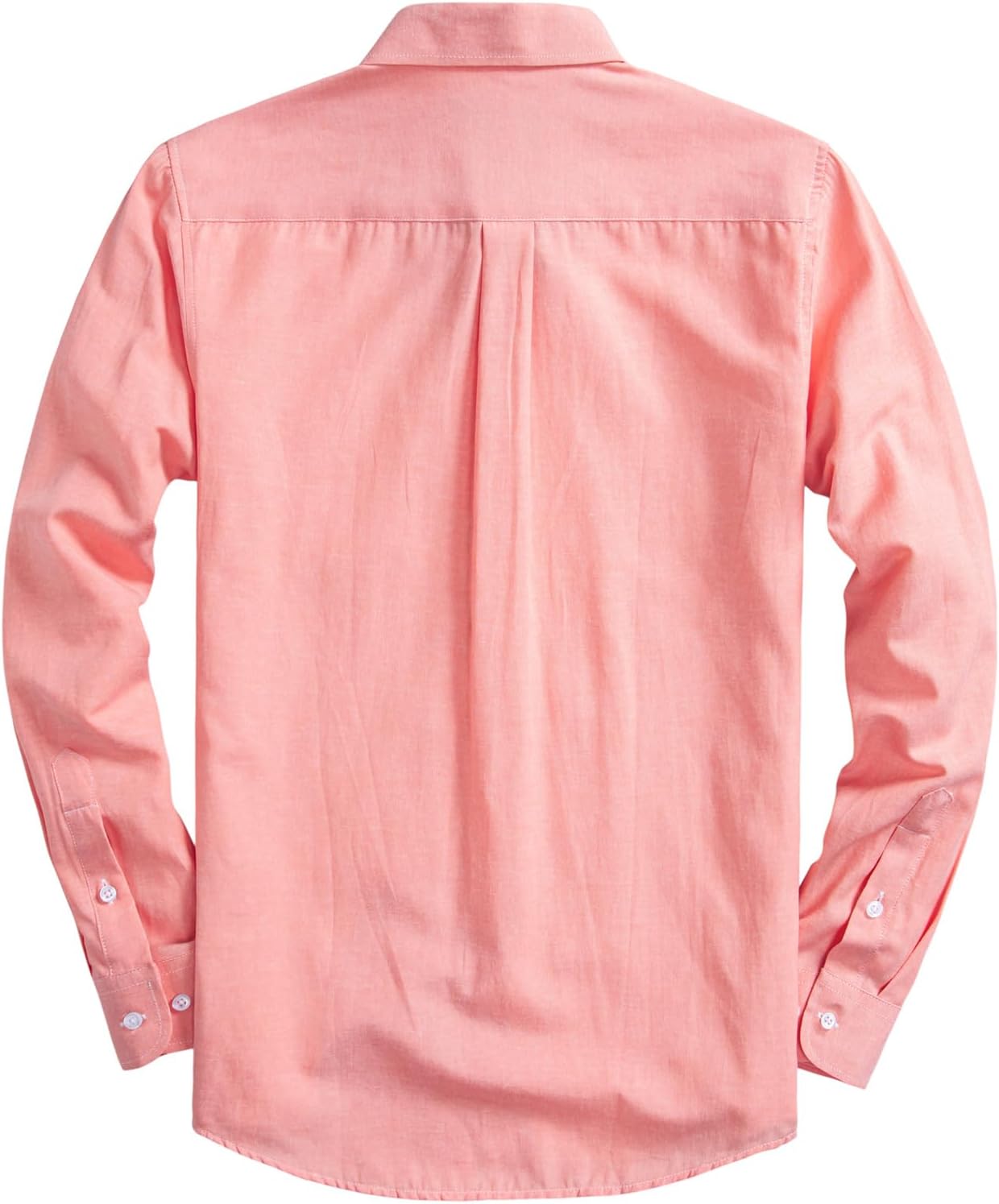 Mens Oxford Shirts Long Sleeve Slim Fit Lightweight Casual Button Down Shirts with Pocket - Image 3