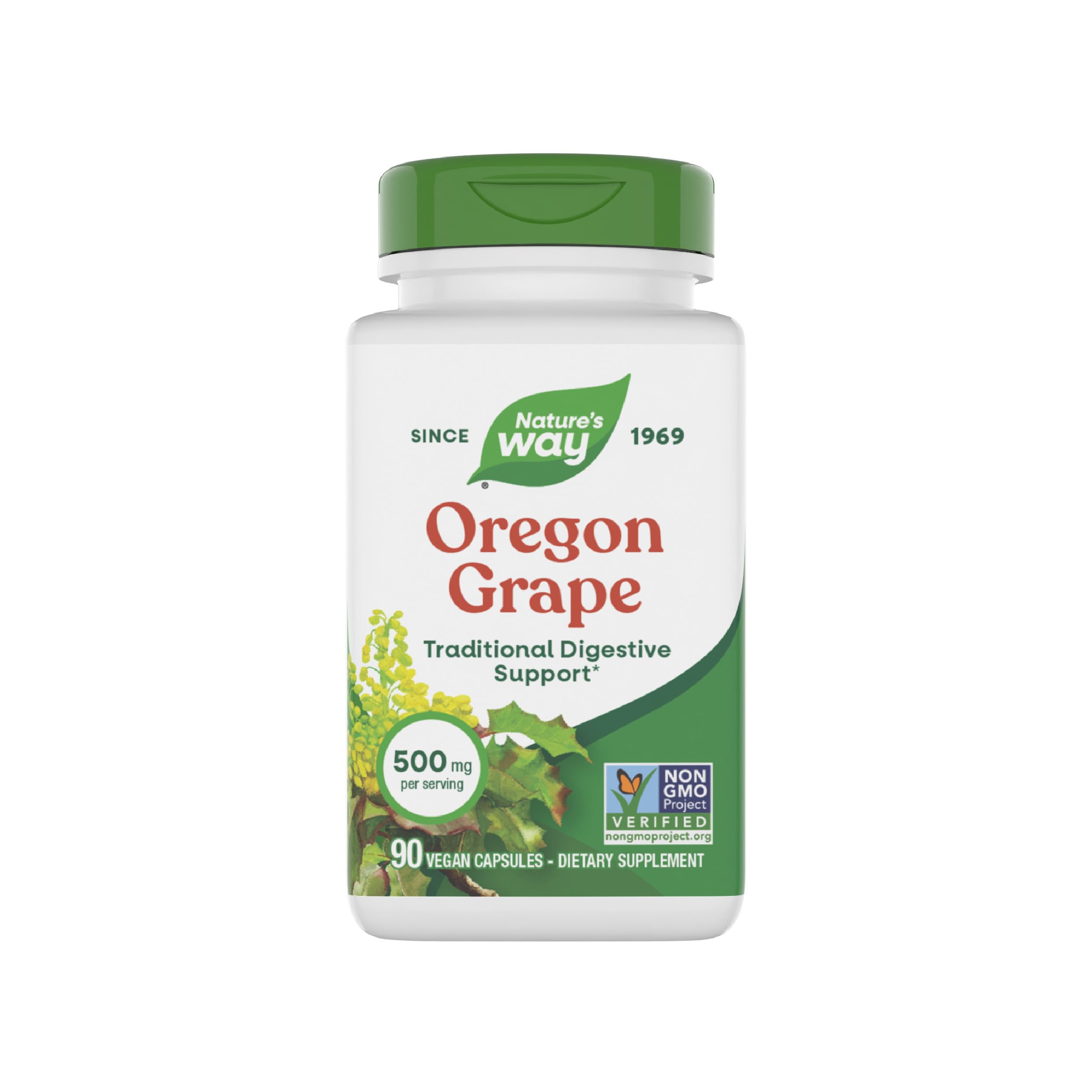 Nature's Way Oregon Grape Root, 90 Vegetarian Capsules