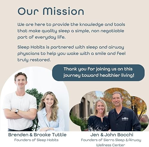 Miniatura 9 de SleepHabits Restore  Polvo de glicinato de magnesio ayuda natural para dormir para adultos con L-teanina, cereza ácida, raíz de remolacha