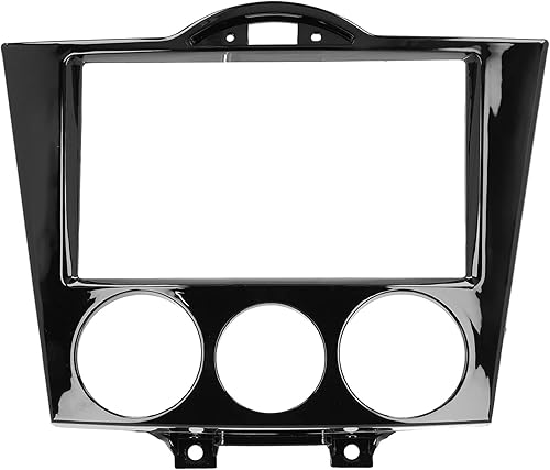 Miniatura 9 de Kit de fascia de radio estéreo para coche, 2DIN Radio Estéreo Fascia Marco Dash Panel de CD Reemplazo para RX-8 2003-2008