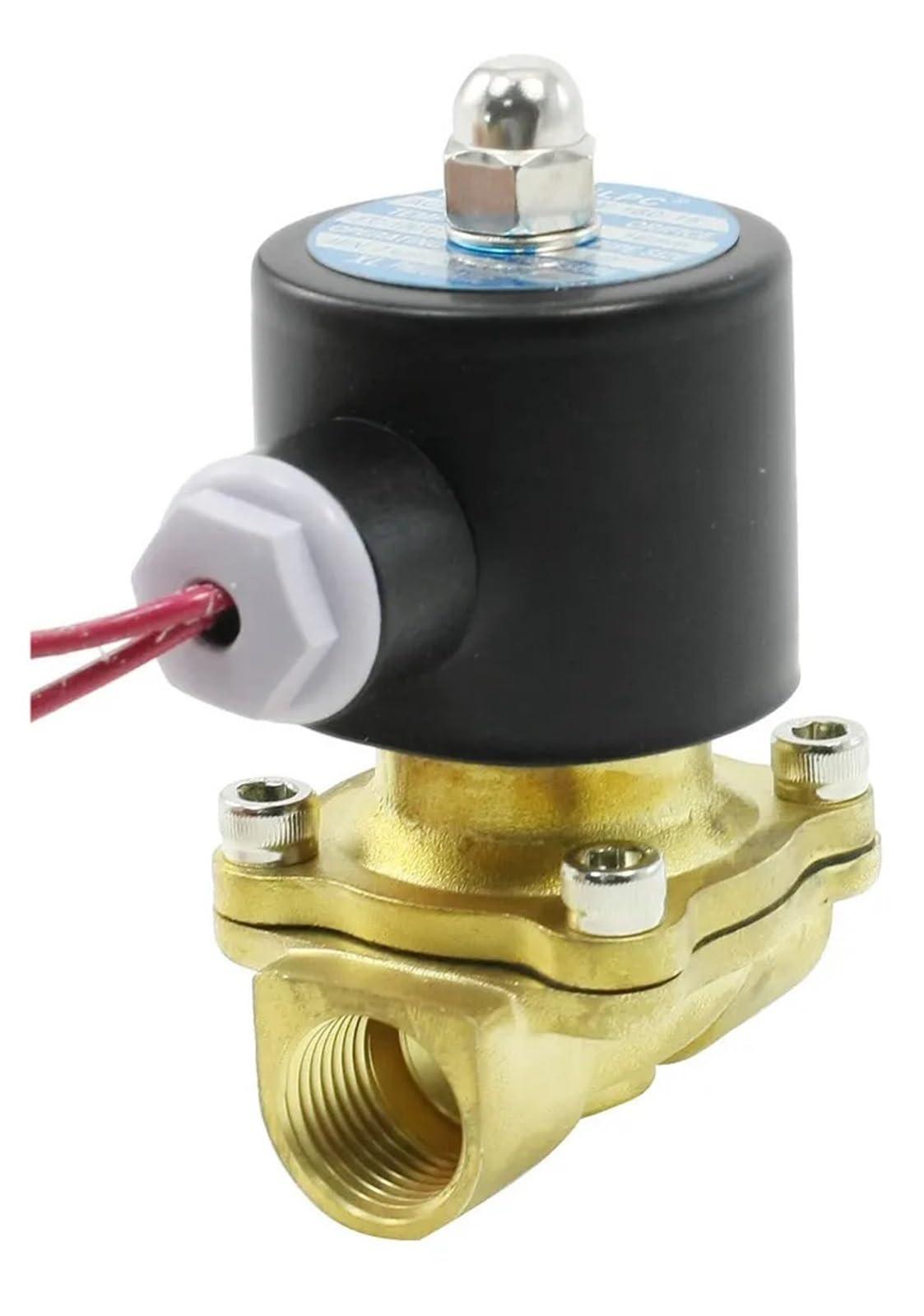 Électrovanne en laiton DN6 24V DC vanne pneumatique pour eau pétrole gaz