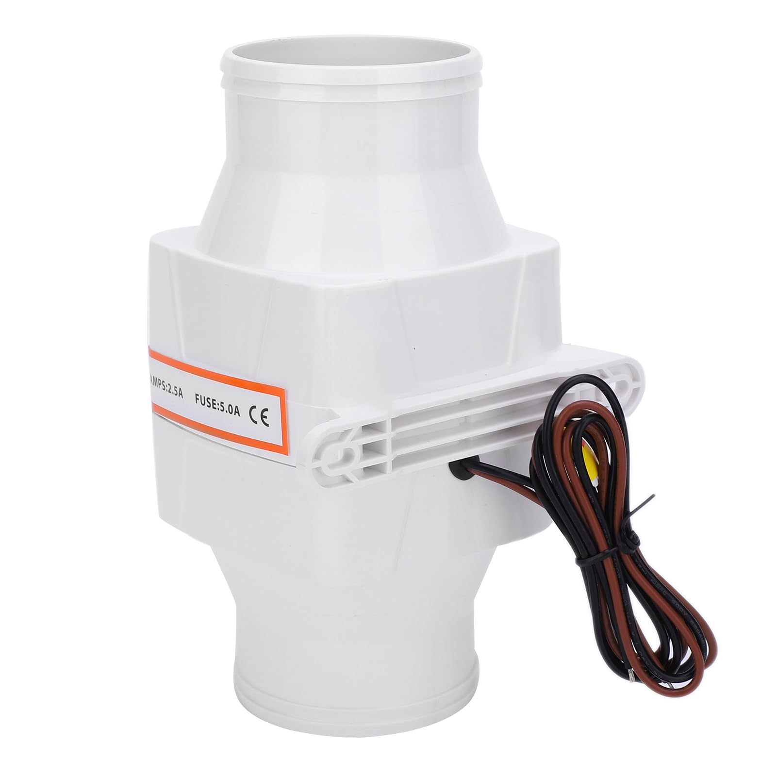Acouto Rohrlüfter 12V 3In in Line Marine Ventilatore di Sentina Forte Ventilatore per Yacht Estrattore ABS baño Silencioso