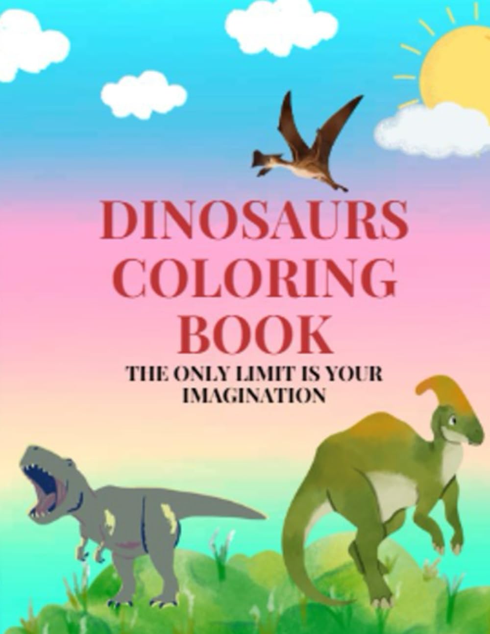 DINOSAURS COLORING BOOK (Dinosaurs coloring books)