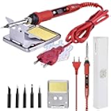 220V 80W EU Plug Soldering Iron Kit LCD Digital Constant Temperature Adjustable Electric Welding Tool for Computer Circuit Board