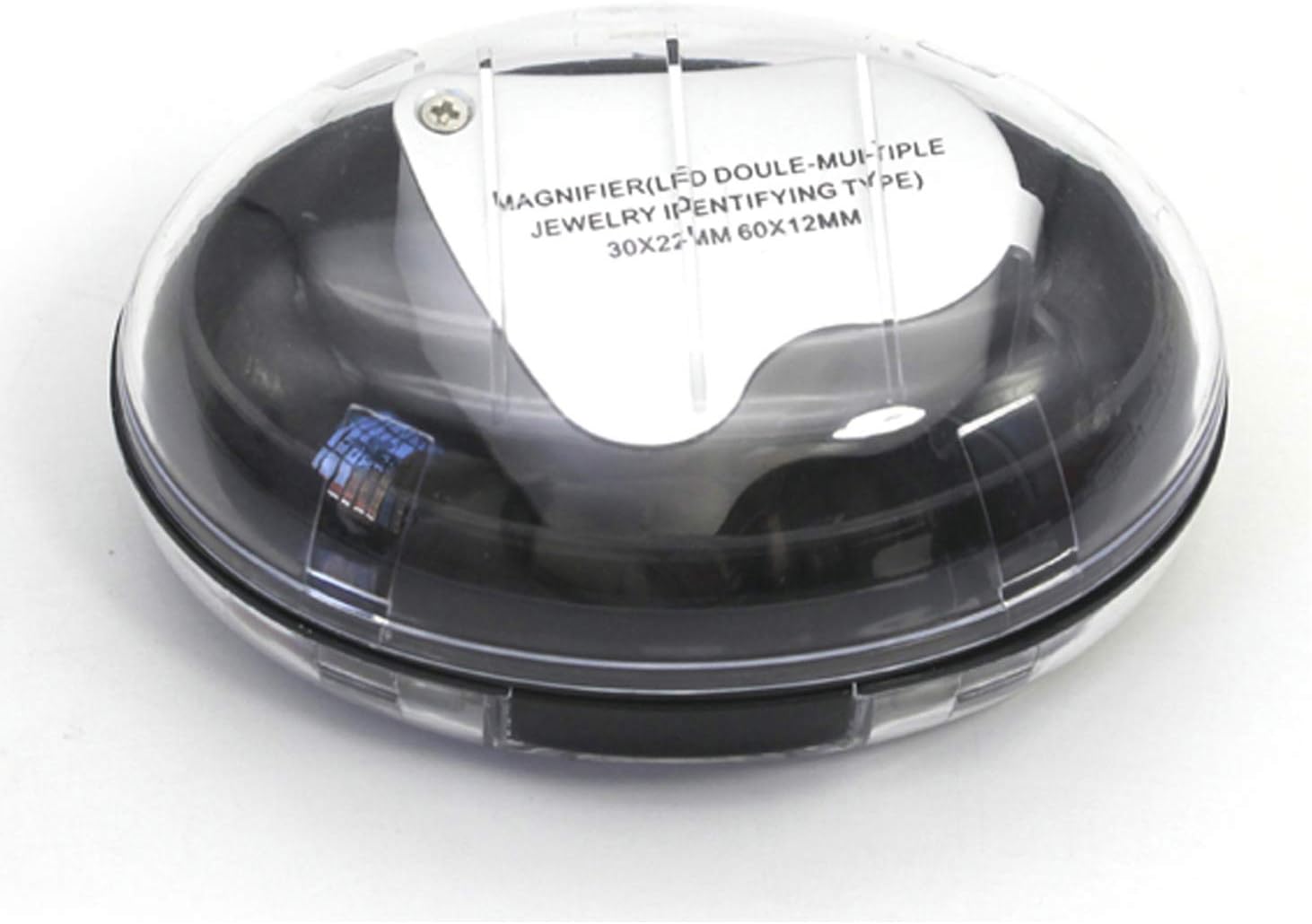 Beemoon Jewelry Magnifier, 30 X 60X Illuminated Jewelry Loupe for Gems Jewelry Rocks Stamps Coins Watches Antiques Models Photos : Arts, Crafts & Sewing