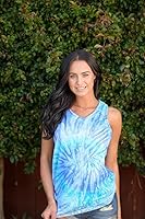 Vista 5 de Comprar Cool Tank Tops 100% Algodón Colorido Tie Dye Tank Top