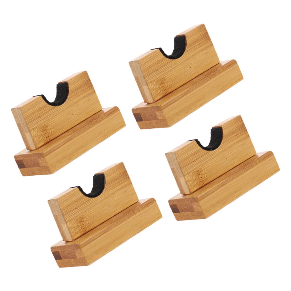 Toddmomy Elegant Wooden Bat Rack for Display Baseball Bat Holder Stand 2 Organizers for Home