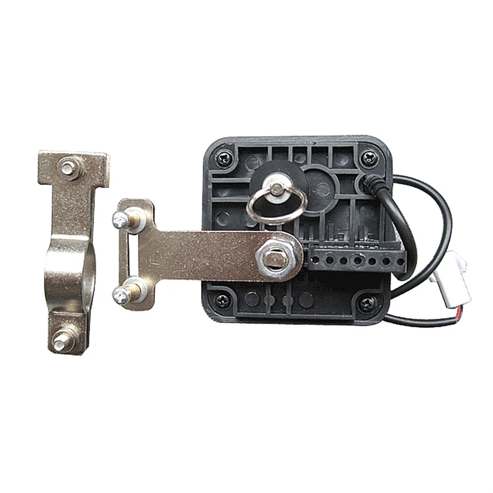 Válvula manipuladora de tubería de gas DN15 DN20, válvula de bola de 1/2 3/4 pulgadas for cierre de gas/agua, válvula de corte de 12 V 1 A, 1 unidad(DN20,White)
